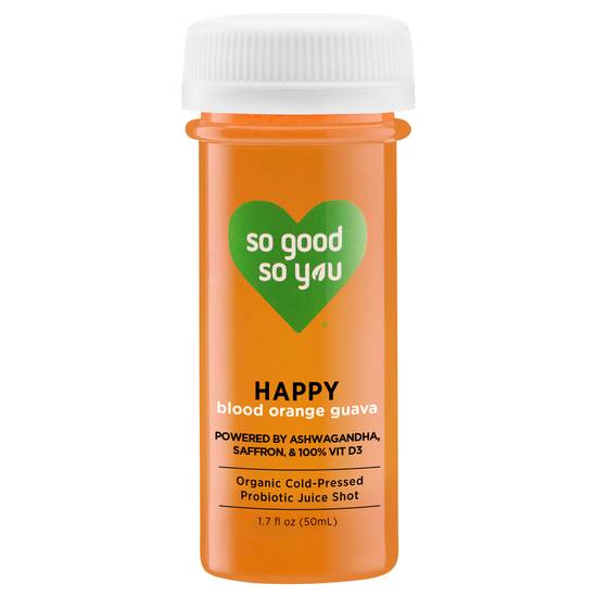 So Good So You Happy Blood Probiotic Juice Shot (1.7 fl oz) ( orange , guava)