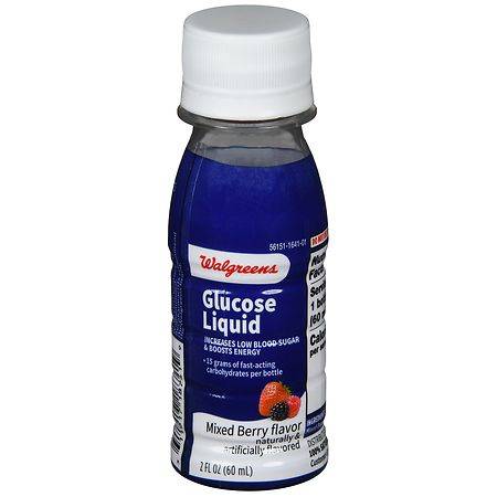 Walgreens Mixed Berry Glucose Shots ( 3 ct, 2 floz)