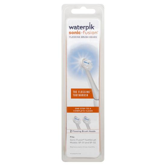 Waterpik Sonic-Fusion Replacement Flossing Toothbrush (2 ct)