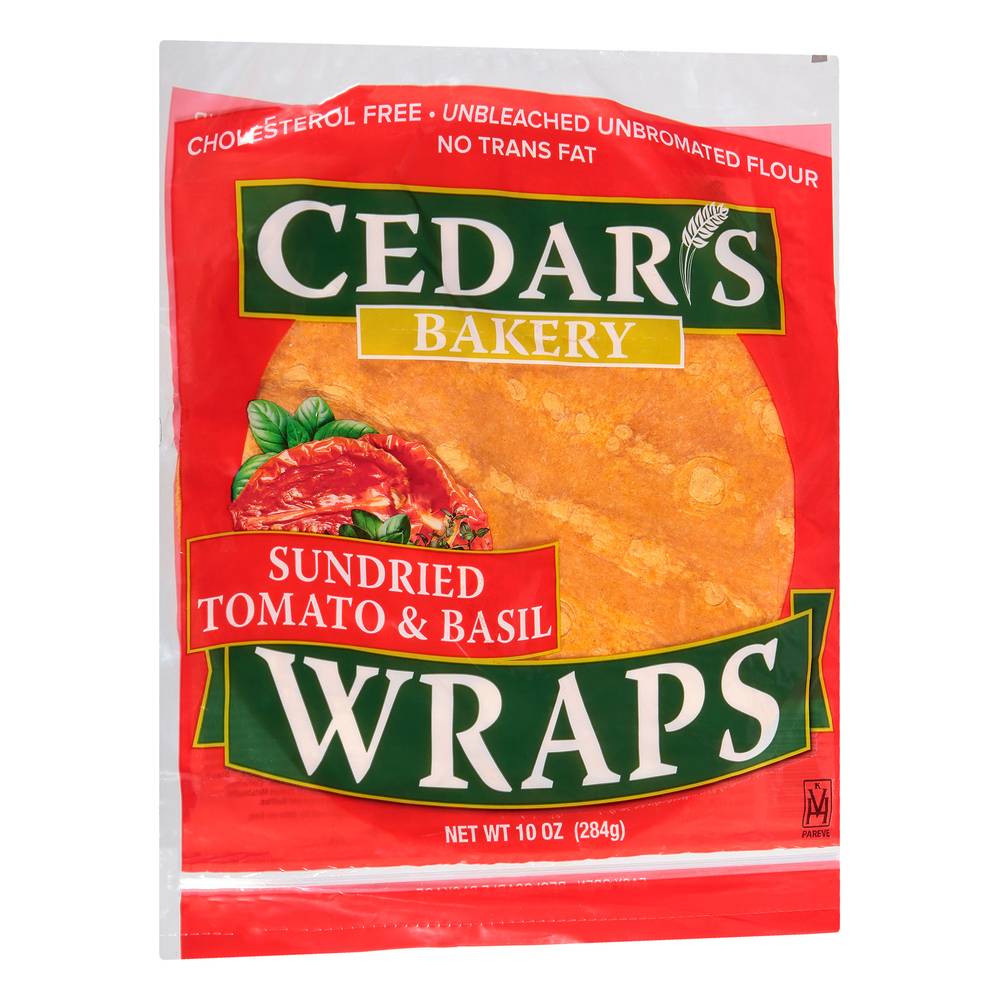 Cedar's Sundried Tomato & Basil Wraps (10 oz)