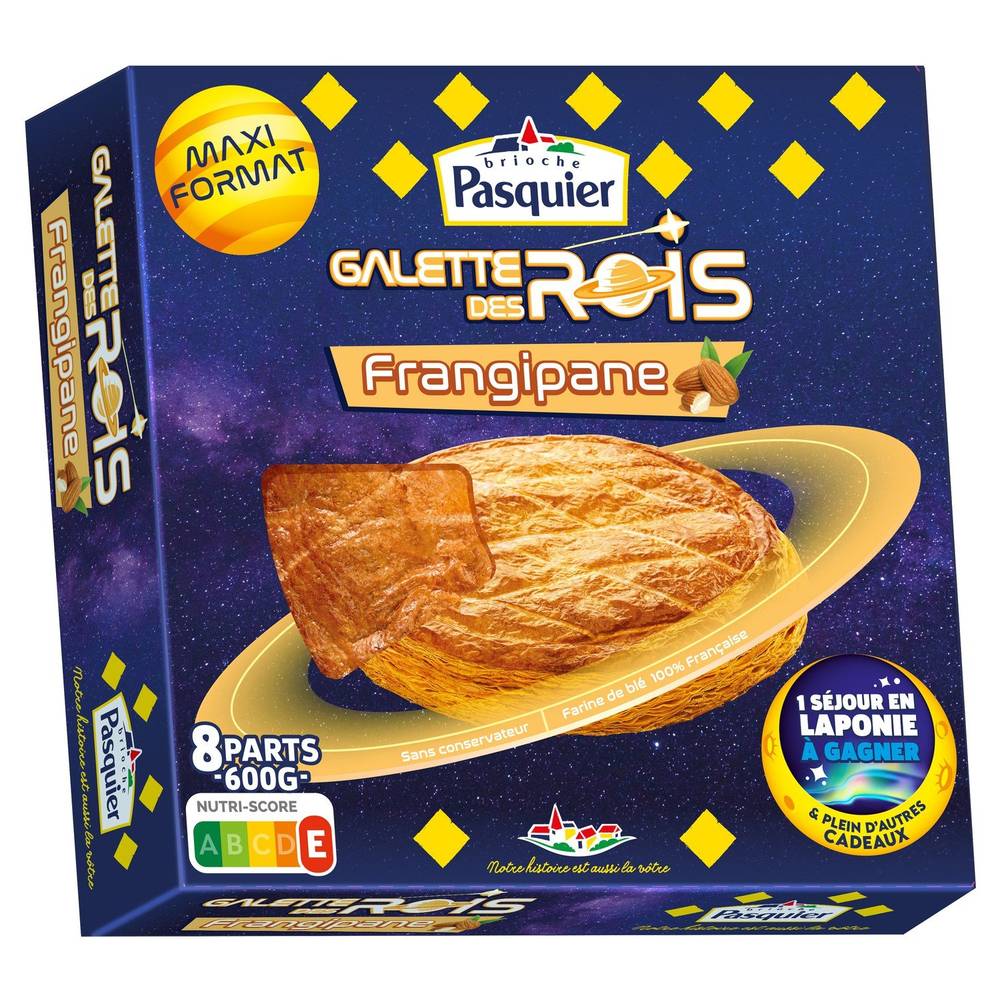 Galette des rois frangipane et fève PASQUIER - la boite de 600g