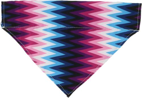 Play On Bandana, Purple Zigzag, One Size