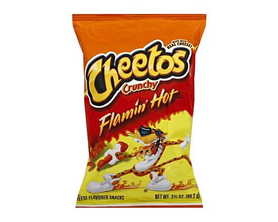 Cheetos Cheese Flavored Snacks, Flamin' Hot Flavored, Minis 3.625 Oz, Shop