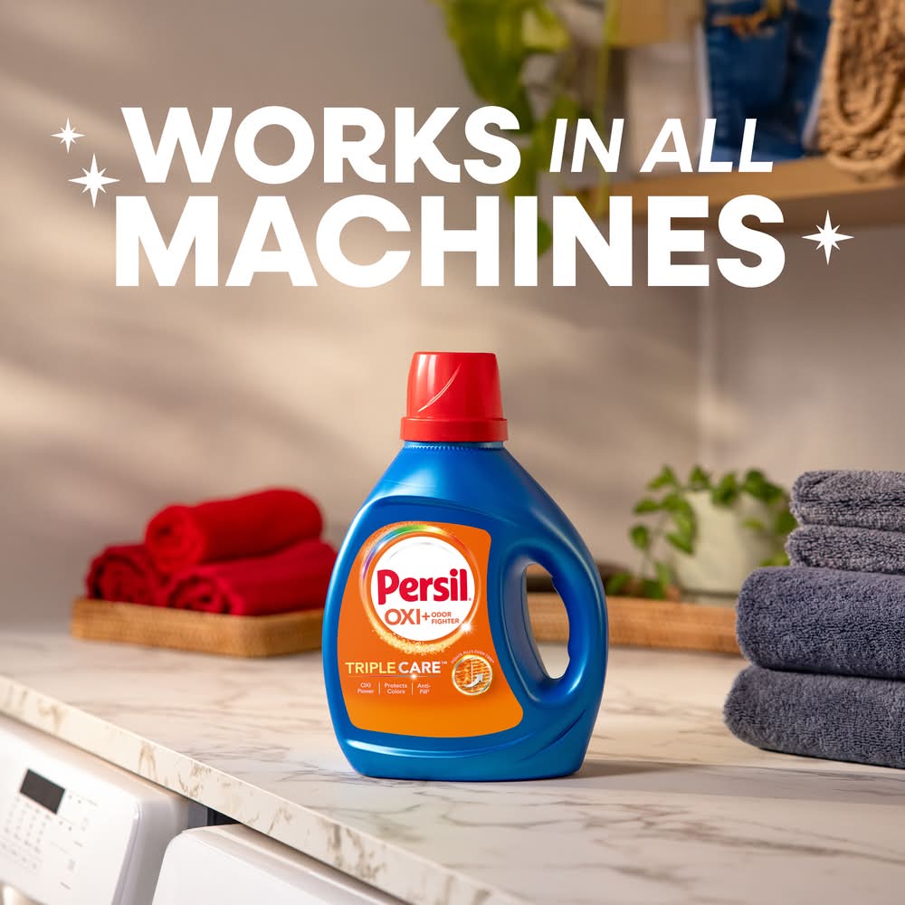 Persil Advanced Clean Oxi Power Odor Liquid Laundry Detergent (63 fl oz)