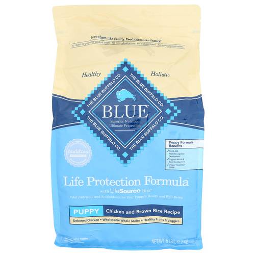 The Blue Buffalo Co. Chicken & Brown Rice Life Protection Puppy Dog Food