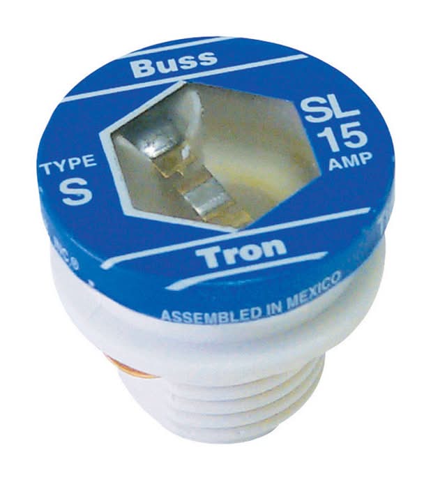 Bussmann 15 Amps Tamper Proof Plug Fuse 3 Pk