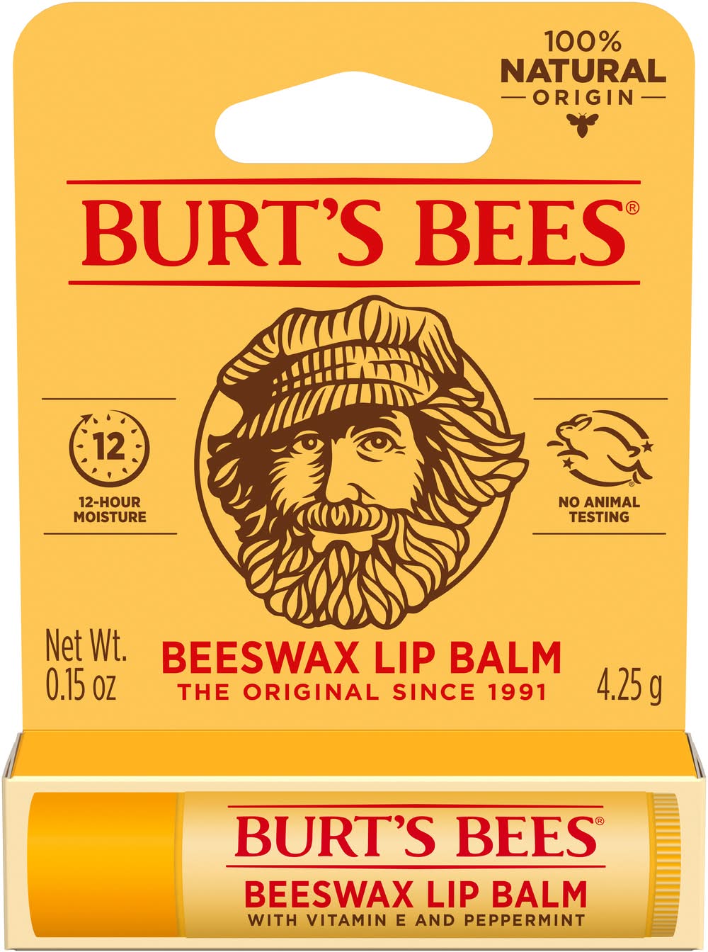 Burt's Bees Beeswax Lip Balm (0.15 oz)