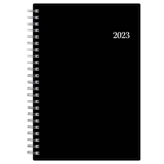 Blue Sky 2023 Tabbed Weekly and Monthly Planner, 5 in. x 8 in., Enterprise