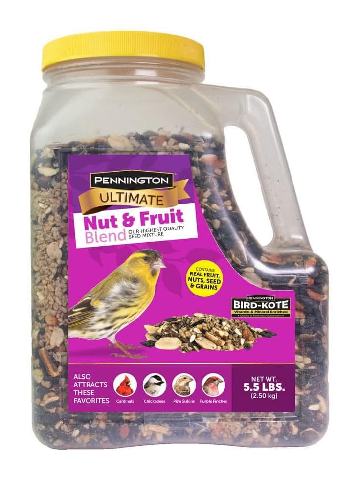 Pennington Ultimate 5.5 Lbs. Nut And Fruit Bird Seed Food Blend Jug