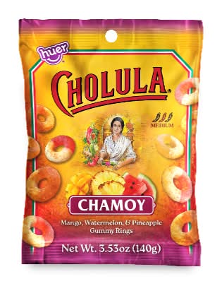 Huer Cholula Gummy Rings, Chamoy (100 g)