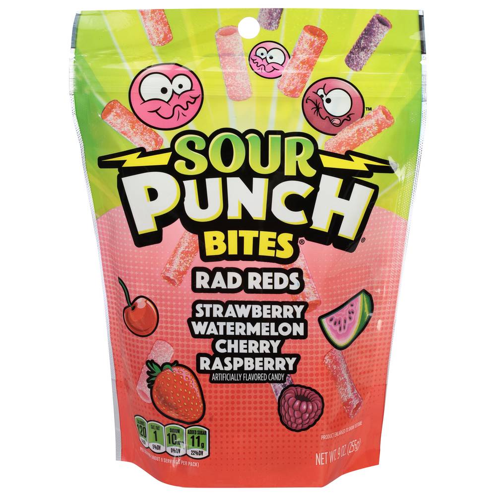 Sour Punch Bites Rad Reds Candy