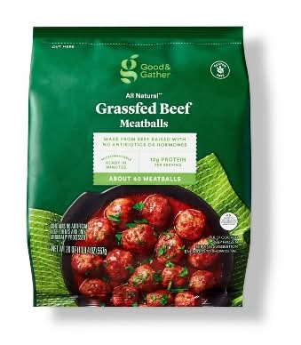 Good & Gather All Natural Usda Grassfed Beef Meatballs (20 oz)