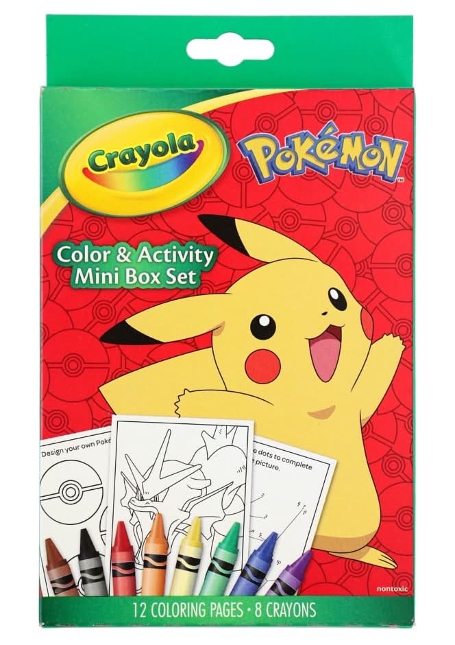 Crayola Pokemon Coloring and Activity Mini Box Set
