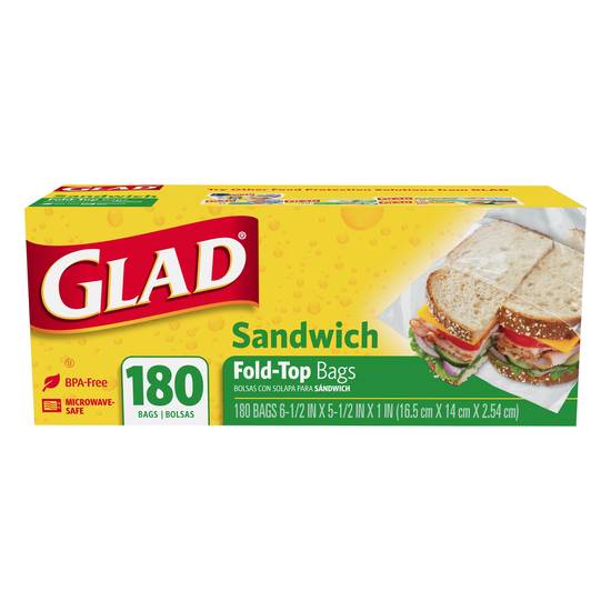 Glad Fold-Top Sandwich Bags