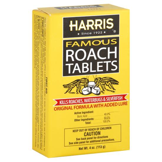 Harris Famous Roach Tablets (4 oz)