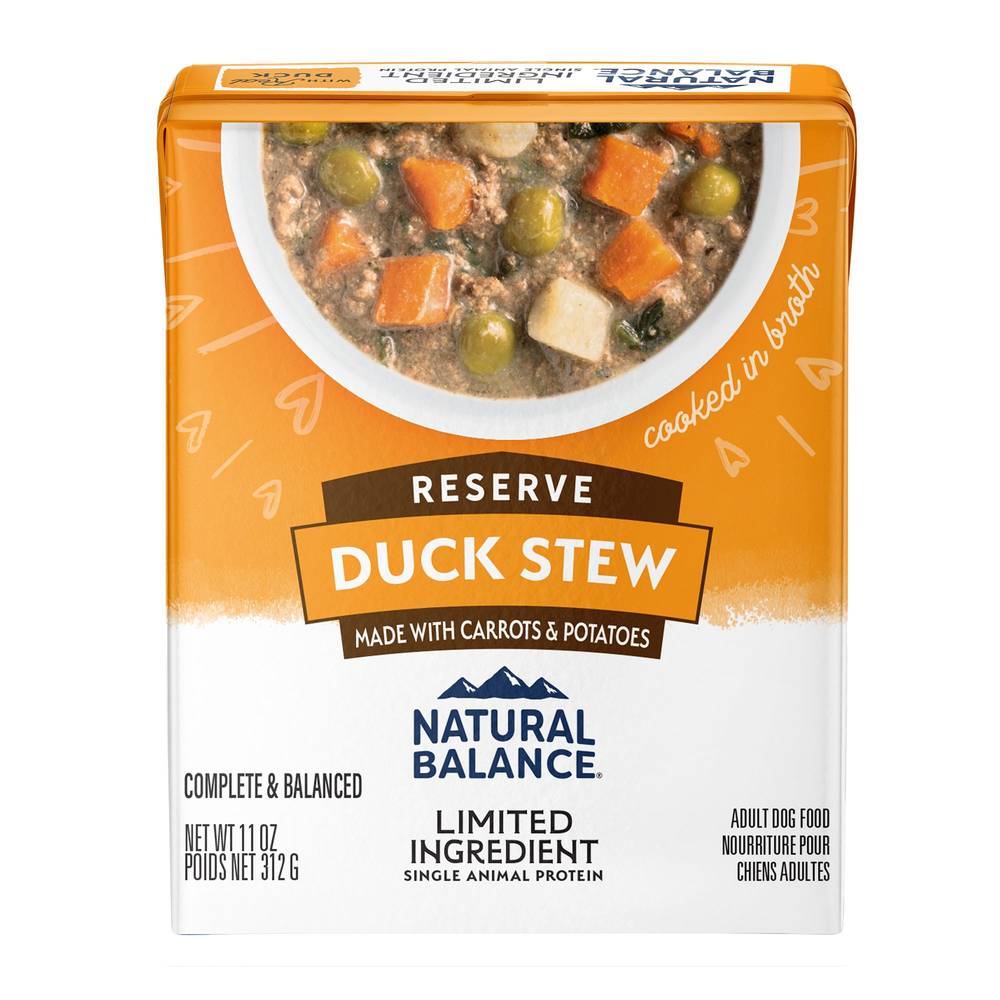 Natural Balance Limited Ingredient Stew Adult Wet Dog Food (duck)