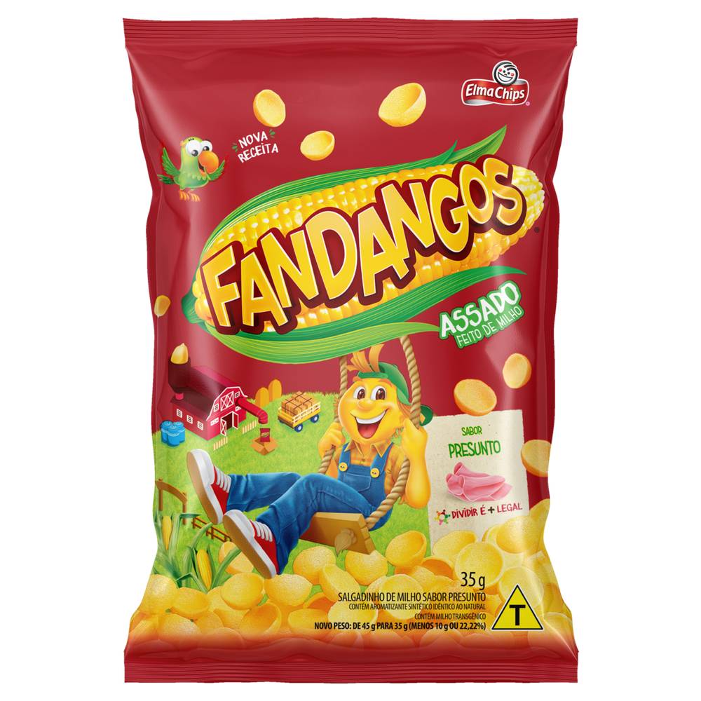 Fandangos · Salgadinho de milho sabor presunto (35 g)