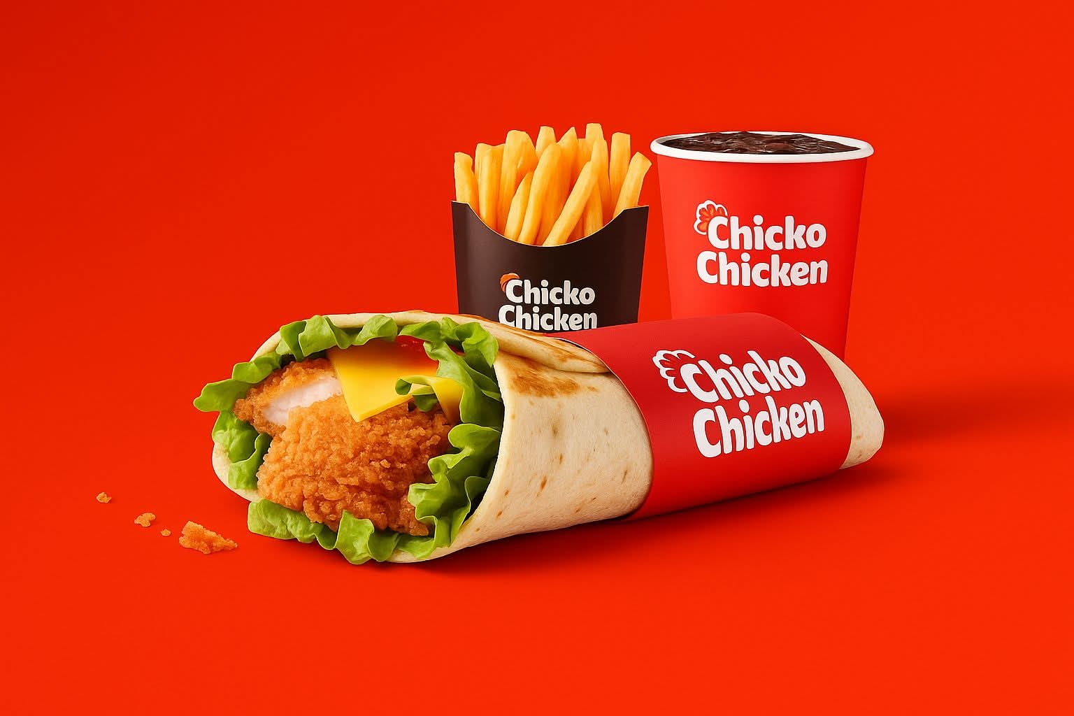 Menu Twist Chicko Chicken (wrap)