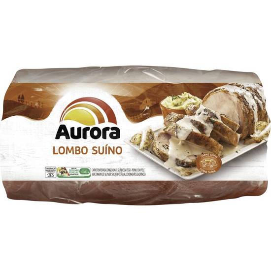 Aurora Lombo suíno congelado (embalagem: 1,4 kg aprox)