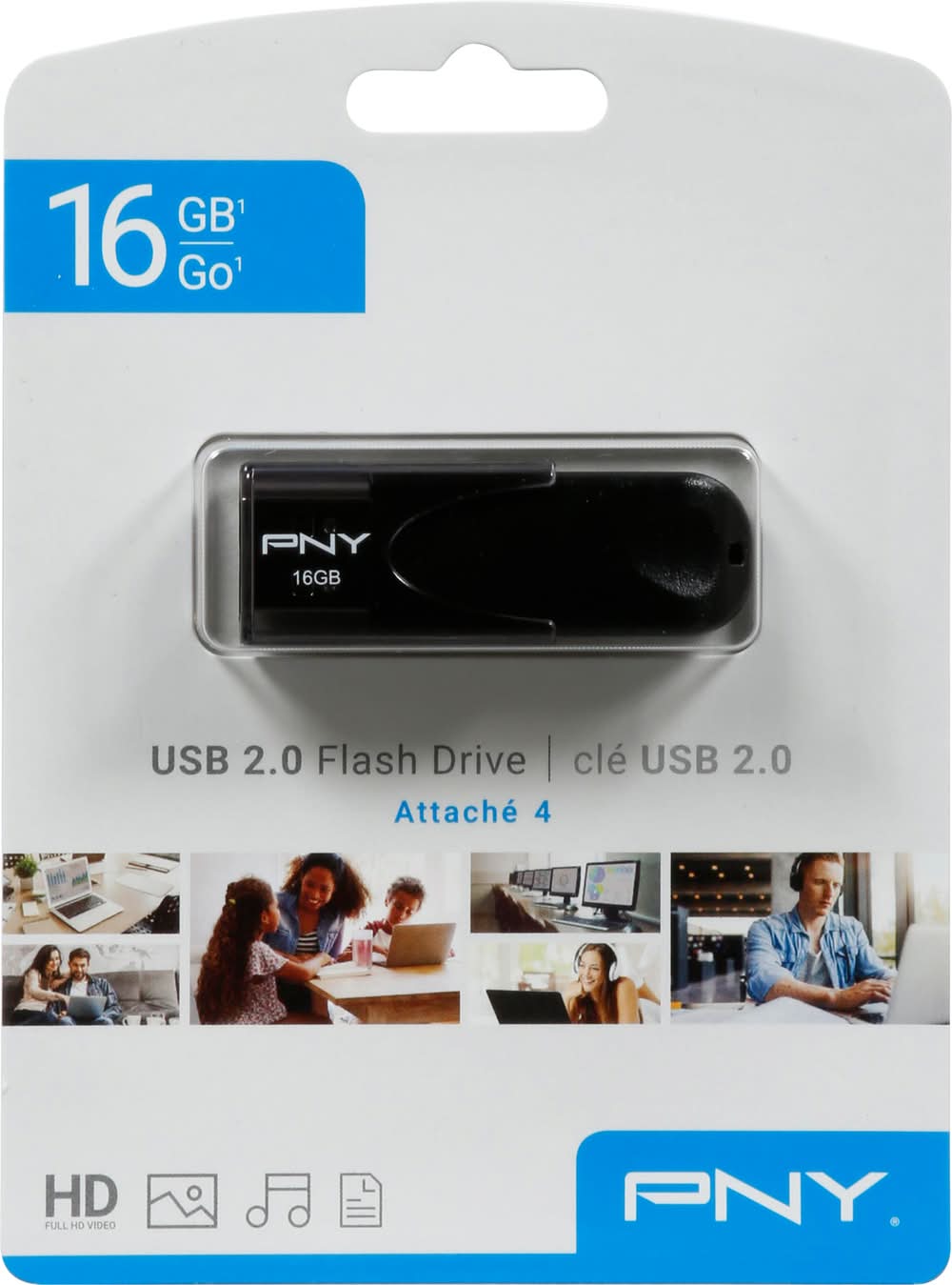 PNY 16 Gb Usb 2.0 Flash Drive (1.6 oz)