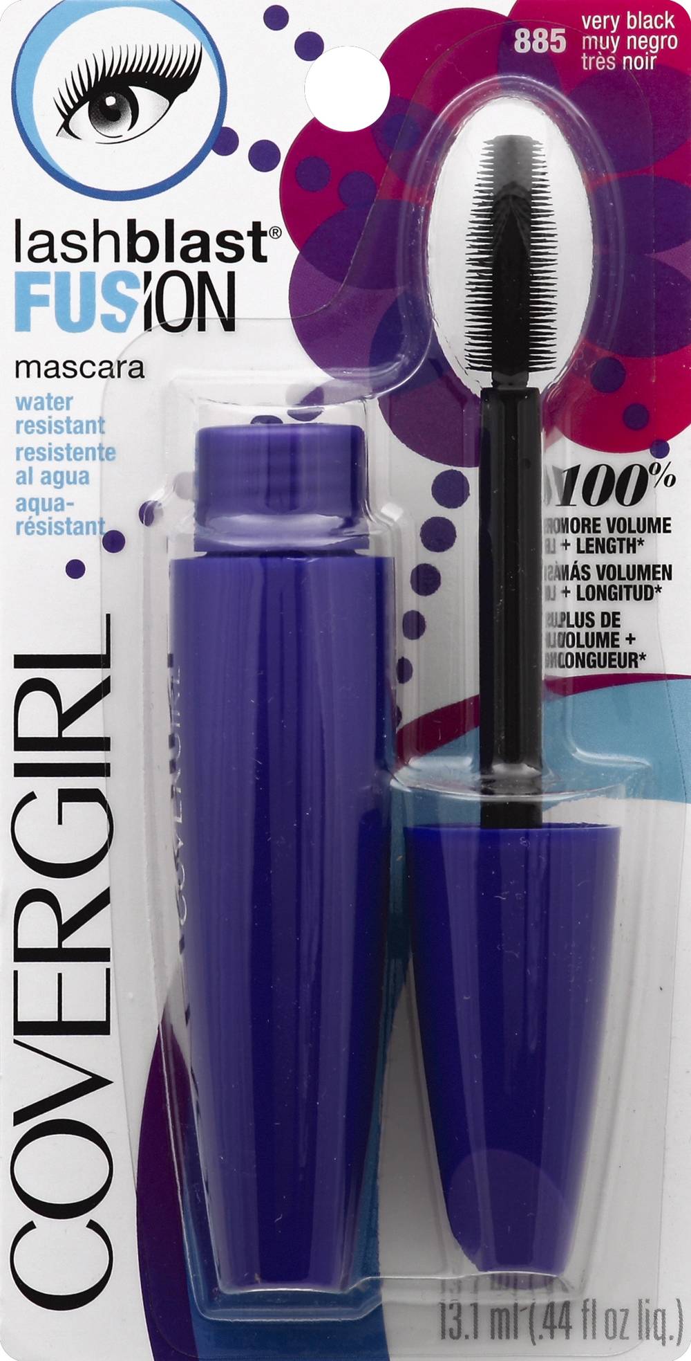 CoverGirl 885 Very Black Lashblast Fusion Waterproof Mascara (0.44 fl oz)