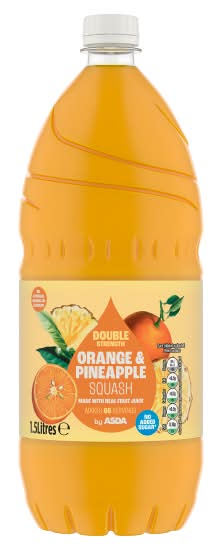 ASDA Orange & Pineapple Squash (1.5L)