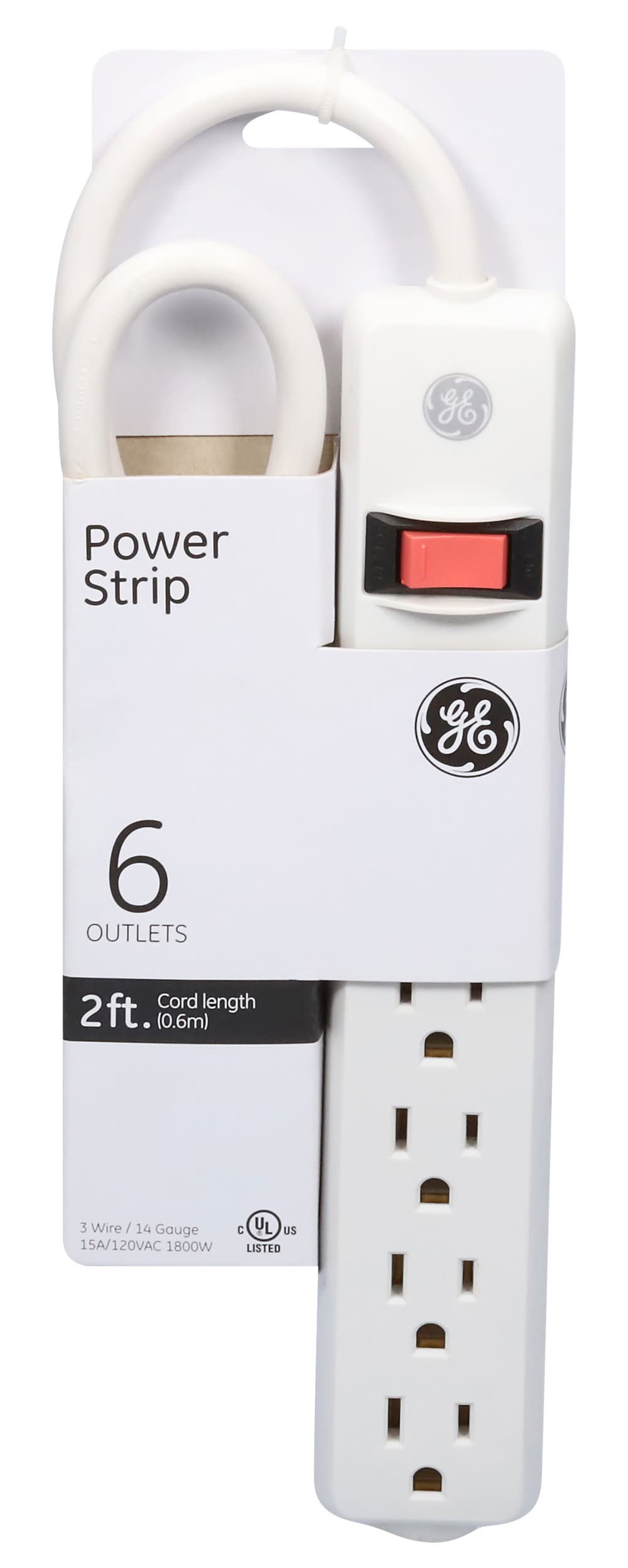 General Electric 2 Ft General Purpose Power Strip