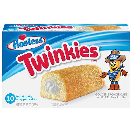 Hostess Twinkies Golden Sponge Cake (10 ct)