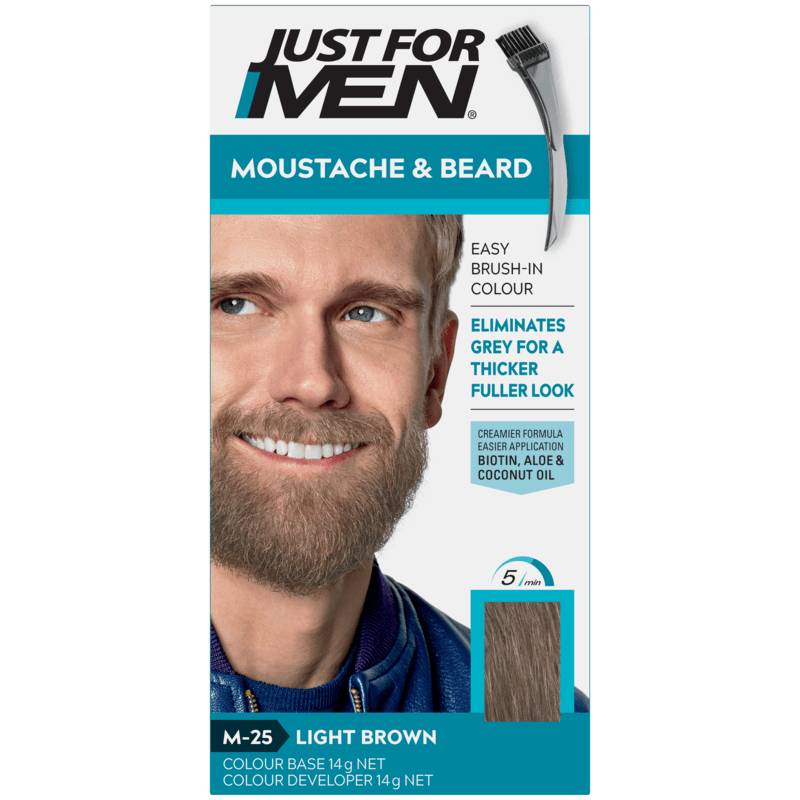 Just For Men Moustache & Beard Haircolour Light Brown