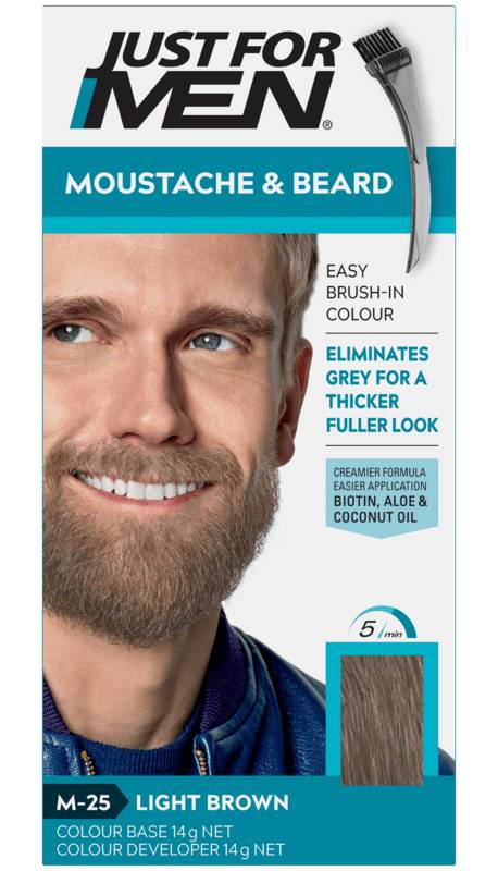 Just For Men Moustache & Beard Haircolour Light Brown