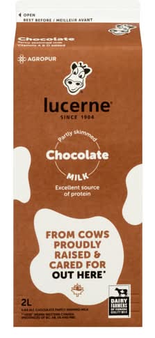 Lucerne Partly Skimmed Milk, Chocolate (2 L)