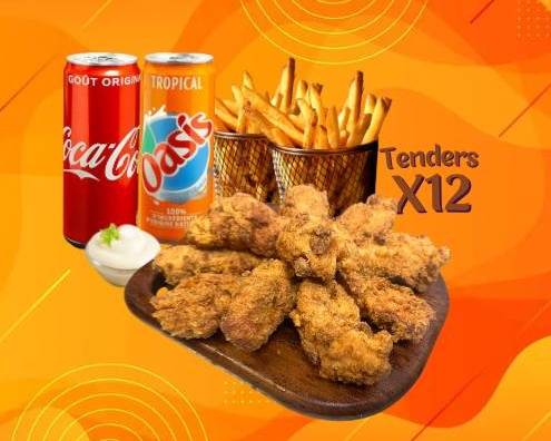 MENU DUO 12 TENDERS®🍗🍟🍟🥤🥤