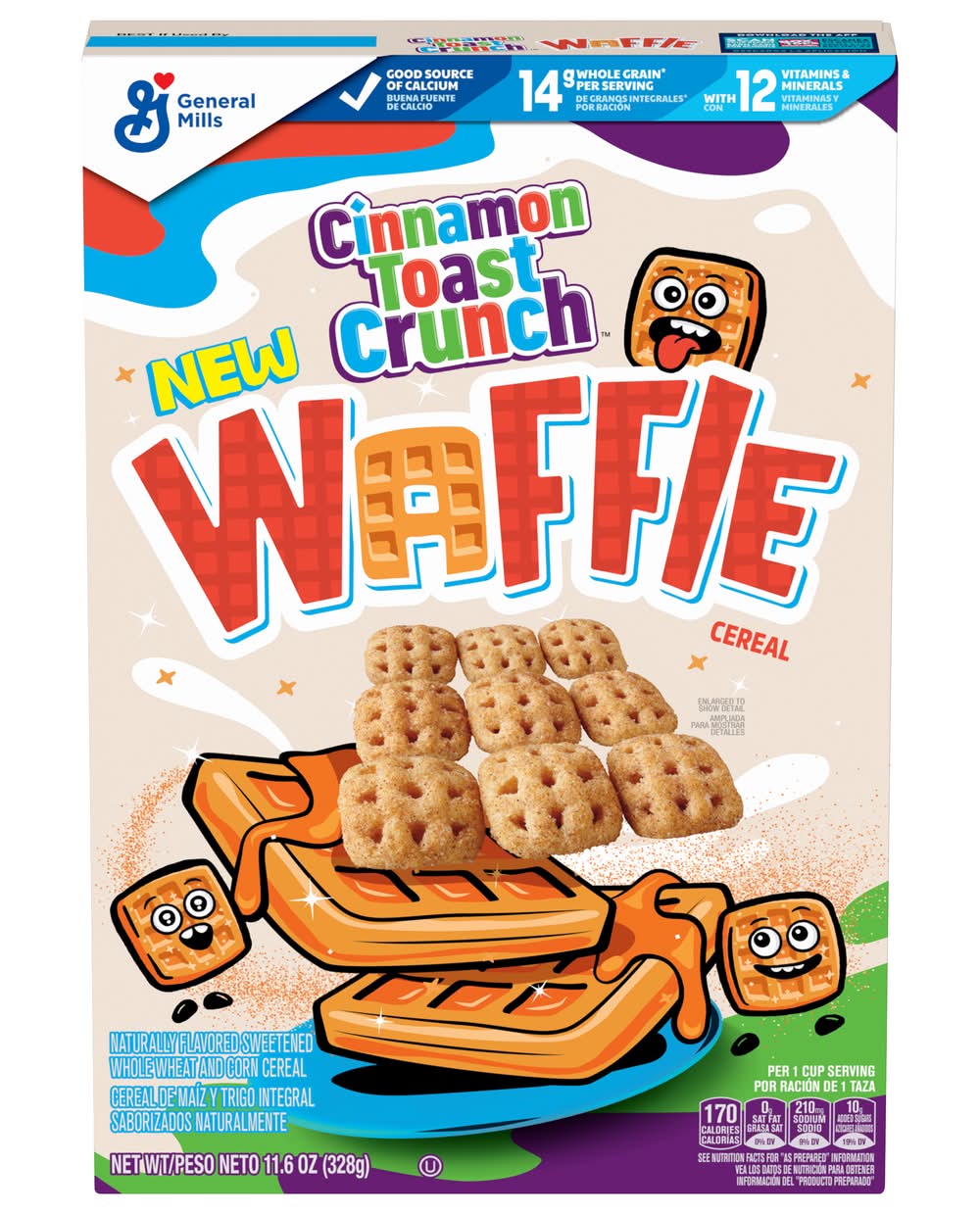 Cinnamon Toast Crunch New Waffle Cereal (11.6 oz)