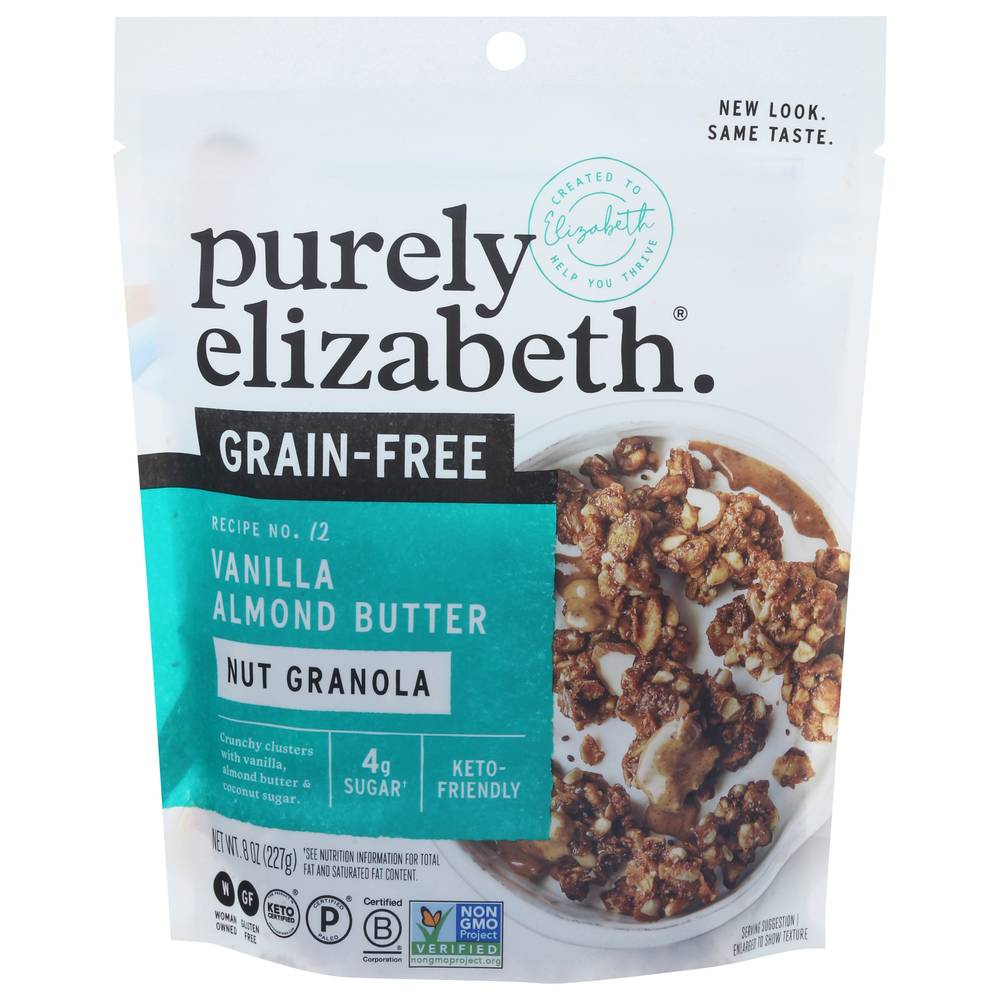 Purely Elizabeth Grain-Free Vanilla Almond Butter Granola Clusters