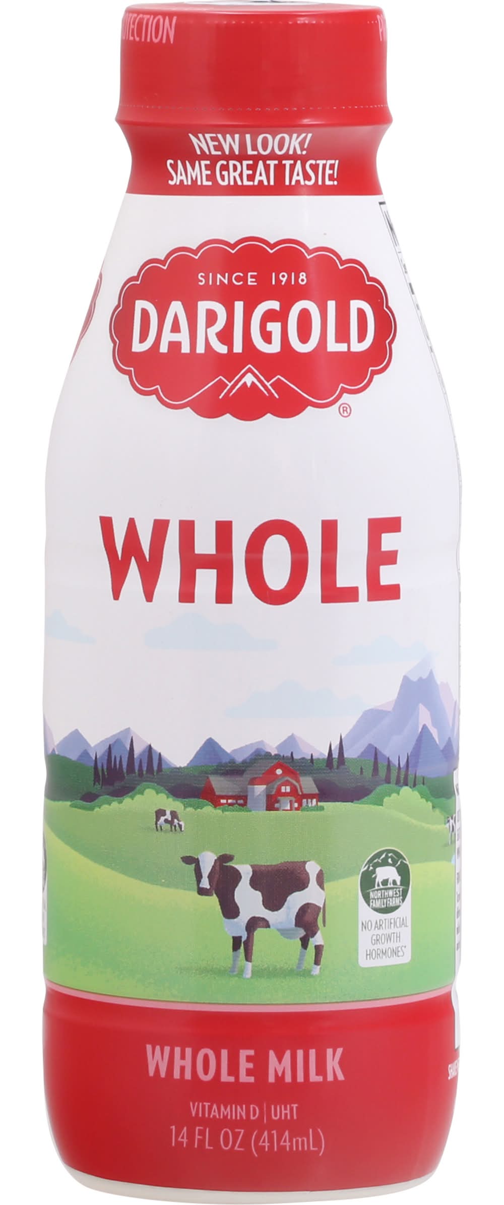 Darigold Whole Milk Bottle (12 ct, 14 oz)