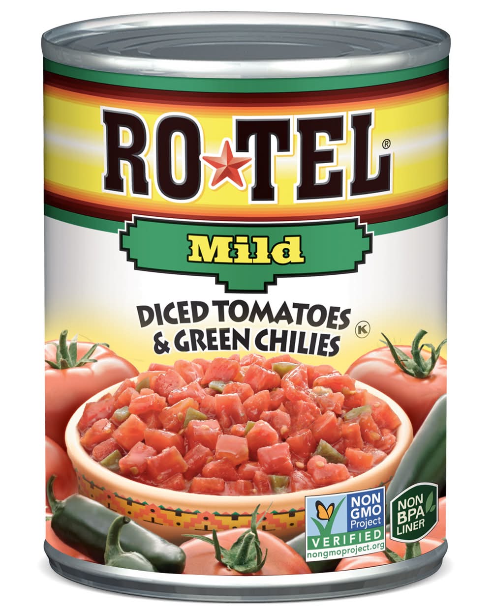 Ro-Tel Mild Diced Tomatoes and Green Chilies (10 oz)