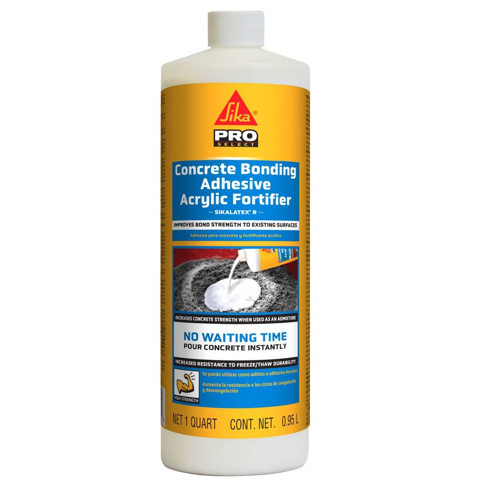 Sika White Bonding Agent for Concrete, Mortar, Stucco, and Brick - 32 fl oz - Provides Excellent Adhesion and Crack Resistance | 471643