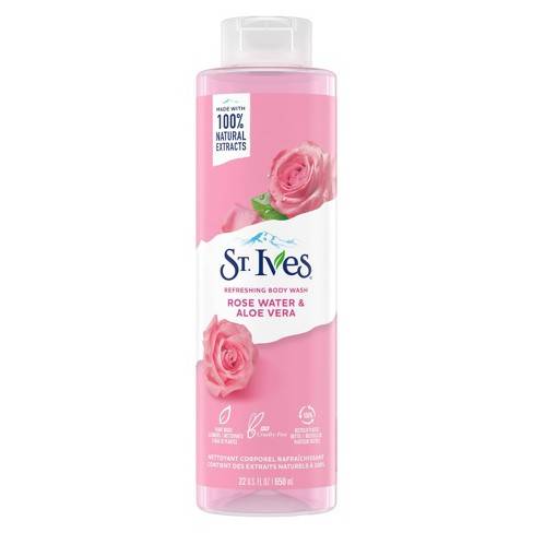 St. Ives Body Wash Rose Water & Aloe Vera