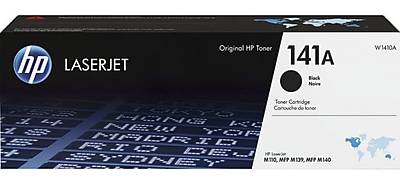 HP 141A Standard Yield Toner Cartridge, Black Noire