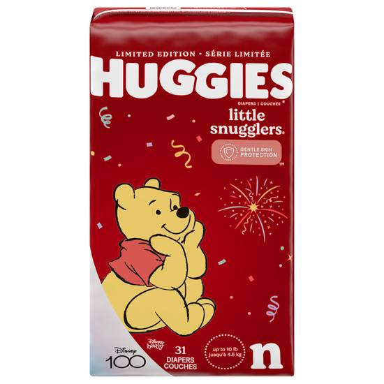 Huggies Little Snugglers Disney Baby N (up to 10 lb) Diapers (31 ct)