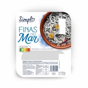 Finas del mar natural Carrefour Simply 250 g