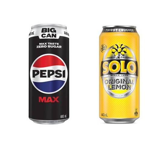 Pepsi Schweppes 440ml Cans (2 for $6) SAVE $3