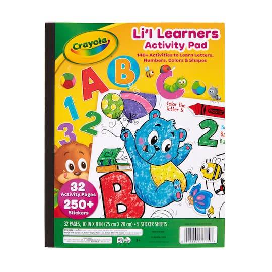 Crayola Lil' Learners Activity Pad Coloring Book