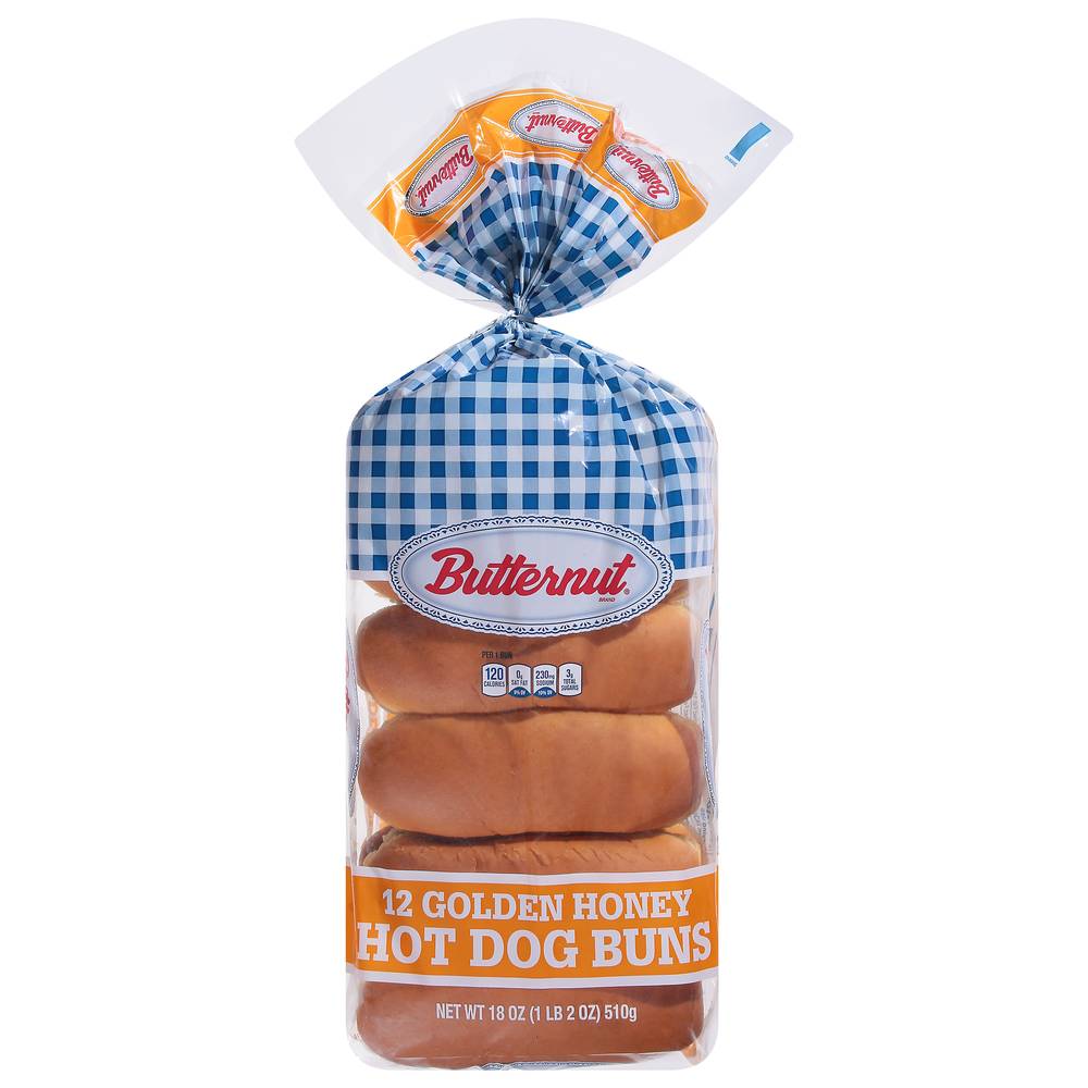 Butternut Golden Honey Hot Dog Buns