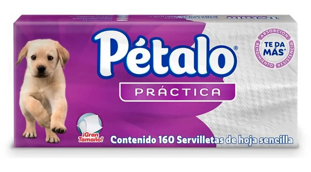 Pétalo · Servilletas prácticas (160 un)