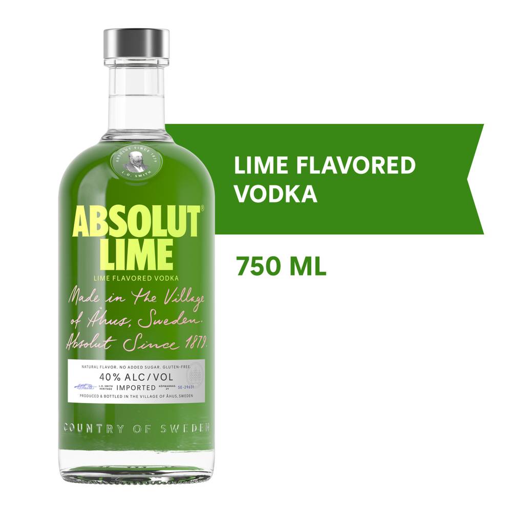 Absolut Vodka, Lime (750 ml)