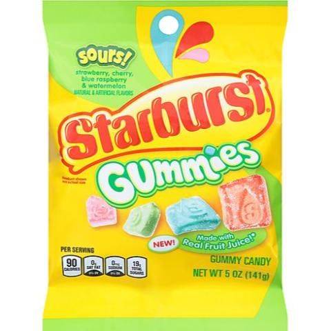 Starburst Gummies Sour 5oz