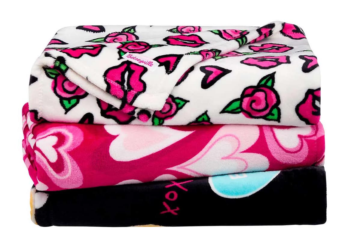 Betseyville Valentine's Day Throw Blanket, Assorted