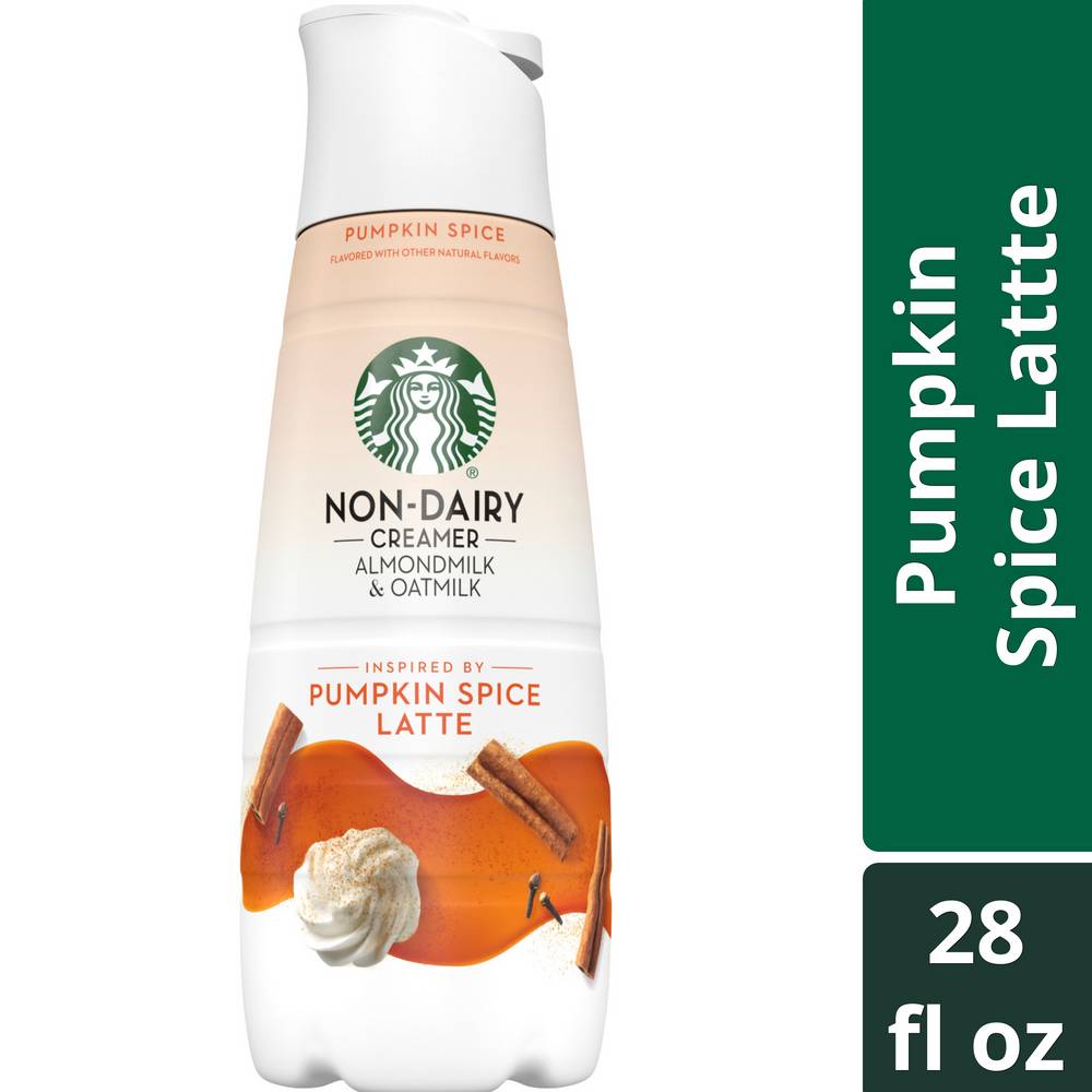 Starbucks Almondmilk & Oatmilk Pumpkin Spice Latte Coffee Creamer