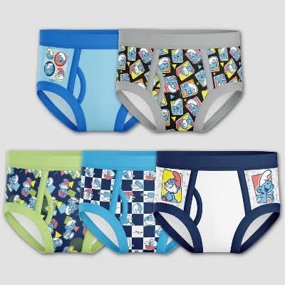 Boys' Smurfs 5pk Briefs - 8